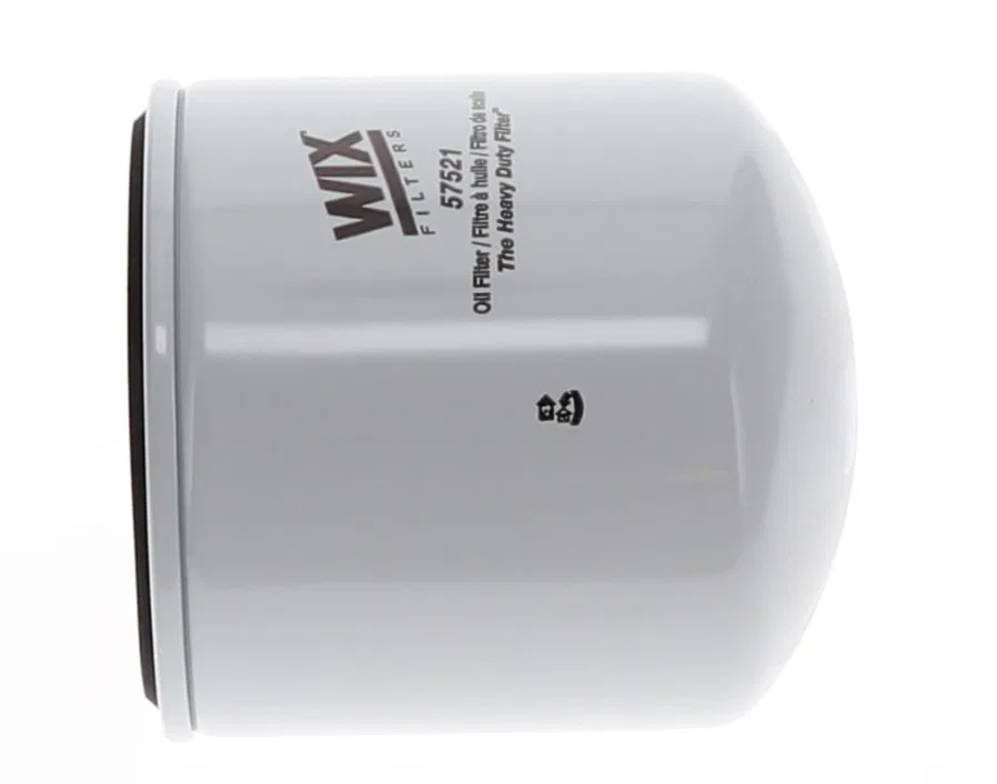 57521 – WIX FILTR HD Oil Filter, Spin-On 5.04 Inch Height x 4.668 Inch Outside Diameter Top 22 Micron Element 320 PSI...